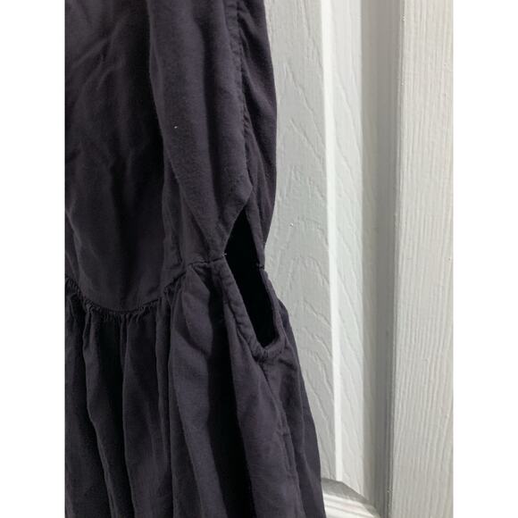 Billabong Designers Closet Boho Hippie Dress Shark bite Cut Out Side Sundress M - Picture 2 of 7